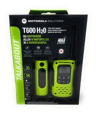 Motorola Solutions T600 35 Miles Waterproof 2-way Radio Green 2-pk 1793201