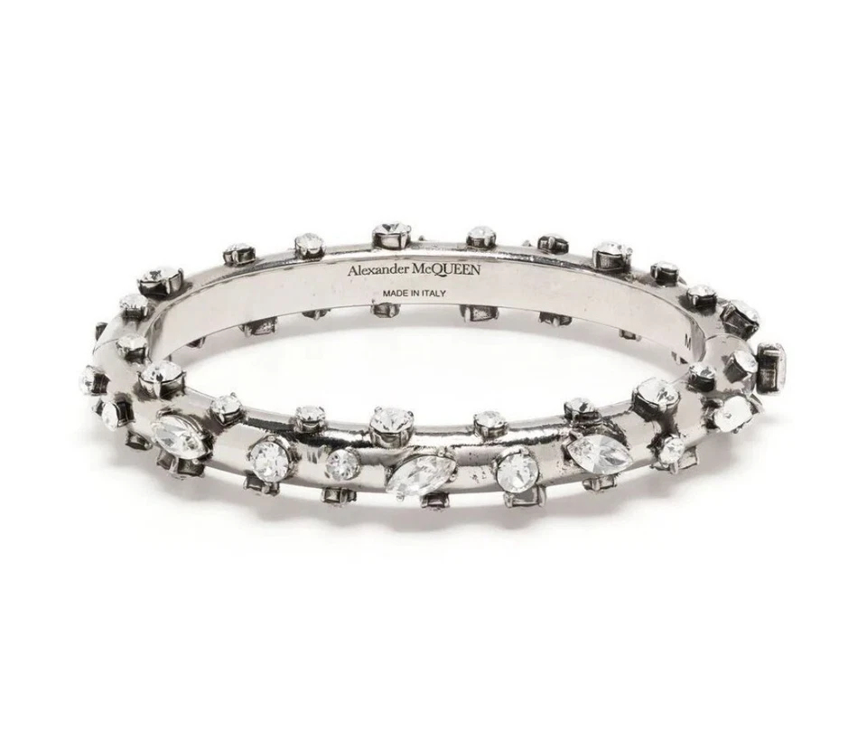 Brazalete para mujer Alexander McQueen adornado con cristal  Foto 1 de 4