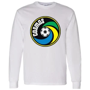 New York Cosmos Long Sleeve Shirt Classic | NASL Soccer Team - Picture 1 of 10
