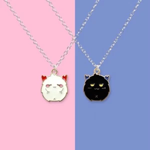 Pendant Neck Chain Cartoon Best Friend Jewelry Pieces Statement Collarbone Chain - Picture 1 of 8