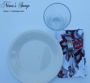Nina s Soap Gray Floral Cotton Table Napkin ? 18 in x 17 in - Picture 1 of 10