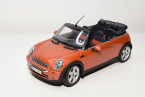 B69 1:18 KYOSHO MINI COOPER CABRIOLET MET. ORANGE EXC. COND. - Picture 1 of 11
