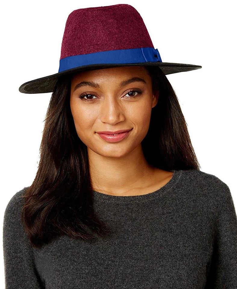 Sombreros de Panamá de ala plana con bloques de color para mujer INC International Concepts Foto 1 de 1