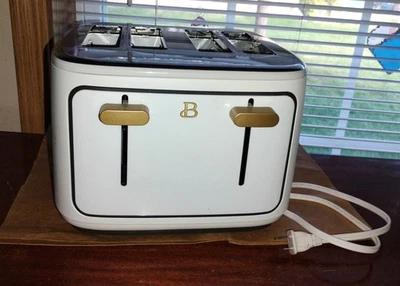 Beautiful 19120 4 Slice Toaster, White Icing - Image 1 of 4