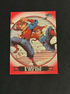 2025 Fleer Brilliants Superman Starchild & Red Son Red Heat Vision, #0134/1938 - Picture 1 of 2