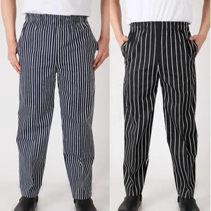 Kochhose Koch Küchenhose Gastronomie Arbeit Baggy Gummibund Uniform. - Bild 1 von 16