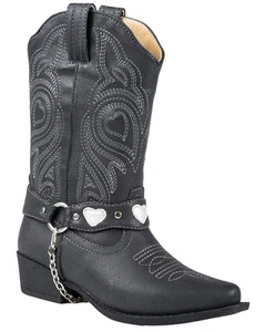 Roper Little Girls' Harness Western Boot - Snip Toe - 09-018-1556-1116 BL - Picture 1 of 1