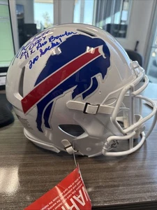 Bruce Smith Signed Autographed Full-size Helmet - Beckett Inscription - Picture 1 of 7
