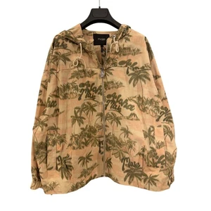 Giacca donna Maje stampa palma taglia large EU40 Aloha hawaiana full zip nuova con etichetta - Foto 1 di 7