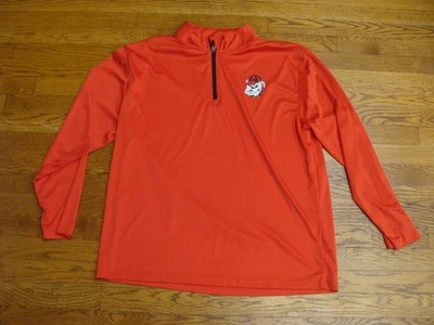 Georgia Bulldogs 1/4 Zip Red Sport Shirt By Champion Size XL - Image 1 of 3