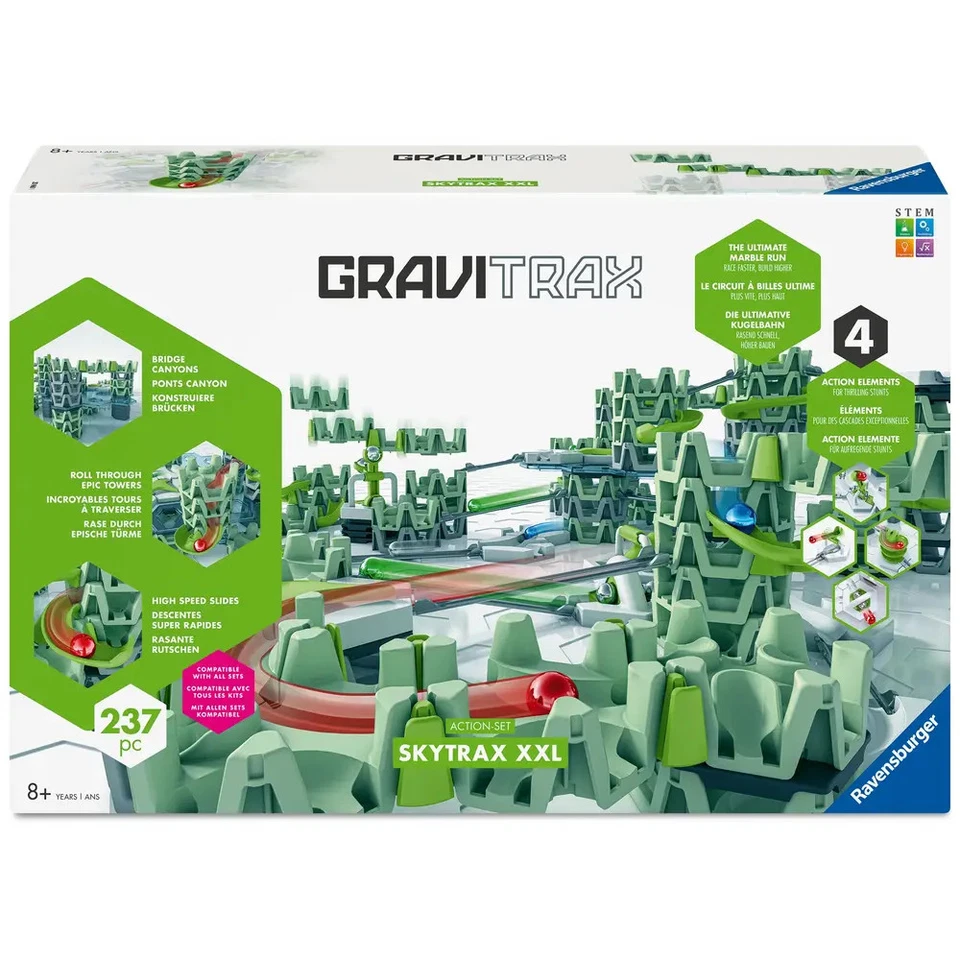 Ravensburger Kugelbahn GraviTrax BASE ActionSet XXL Skytrax 25960
