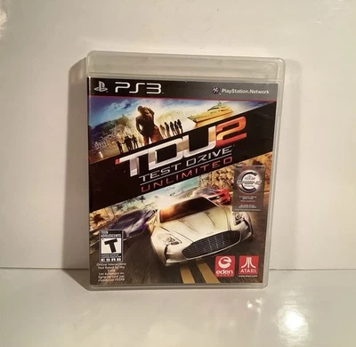 Test Drive Unlimited 2 (TDU2) - Sony PlayStation 3 PS3 - CIB w/Manual - Tested - Image 1 of 3