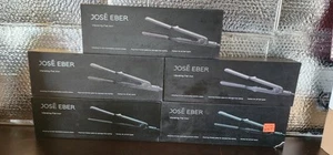 5 Jose Eber Vibrating Flat Iron Hair Straightener Black 1.5 Inch Plates WORKING - Picture 1 of 8