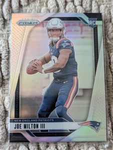 2024 Panini Prizm - Rookies Joe Milton III #354 Silver Prizm (RC) - Foto 1 di 2