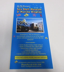 Griffiths Sea Shell Museum & Marine Display - Carded Leaflet & Guide - Victoria - Picture 1 of 6