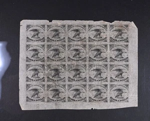 USA Scott # 5L1 Sheet of 20, VG-Fine Flaws Locals American Letter Stamps Cat$225 - Picture 1 of 3