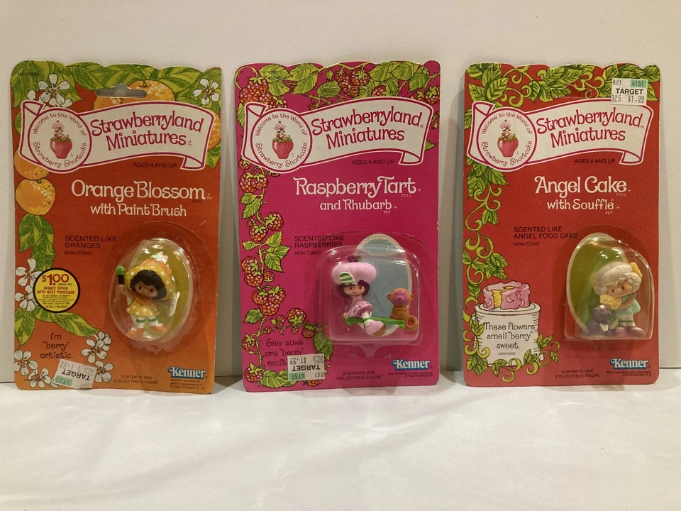 1982 Kenner Strawberry Shortcake Strawberryland Miniatures MINT Tulip Figure