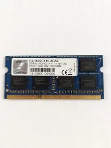 G.SKILL 8GB 204-Pin DDR3 SO-DIMM DDR3 1600 (PC3 12800) Laptop Memory Model F3-16 - Picture 1 of 3