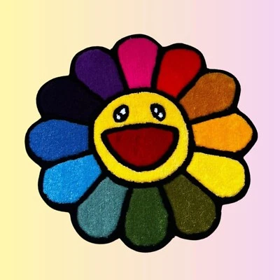 Murakami Hand Tufted Wool Handmade Area Rug Carpet for Home Living Room - Image 1 of 4