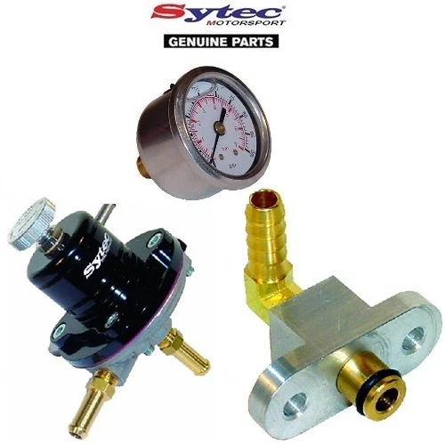 SYTEC FUEL PRESSURE REGULATOR KIT + FUEL GAUGE FOR SUBARU IMPREZA WRX STI 92-00 - Image 1 of 1