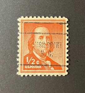 High Point, North Carolina Type 704 Precancel - ½ cent Franklin - U.S. #1030 NC - Picture 1 of 1