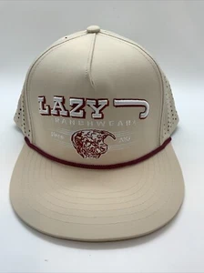 Lazy J Ranch hellbraun 4" Performance Five Panel Trucker Mütze Seilkappe Druckknopflasche - Bild 1 von 3