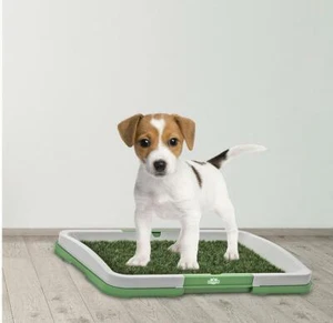 Pet Toilet Mat Indoor Restroom Dog Puppy Trainer Grass Litter Tray Pad Potty - Picture 1 of 6