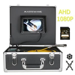 Tubo scarico DVR tubo fogna 7" monitor telecamera industriale ispezione endoscopio - Foto 1 di 11