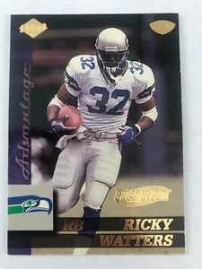 1999 Collector's Edge Advantage Goldbarren Rickey Watters #137 Seahawks - Bild 1 von 2