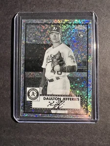 Daulton Jefferies 2021 Topps Chrome Platinum Black & White Mini Diamonds RC #72 - Picture 1 of 2