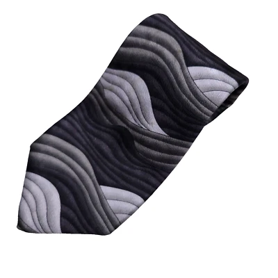 Corbata de seda abstracta hecha a mano J.Garcia The Blue Iceberg Collection 15 corbatas para hombre Foto 1 de 4