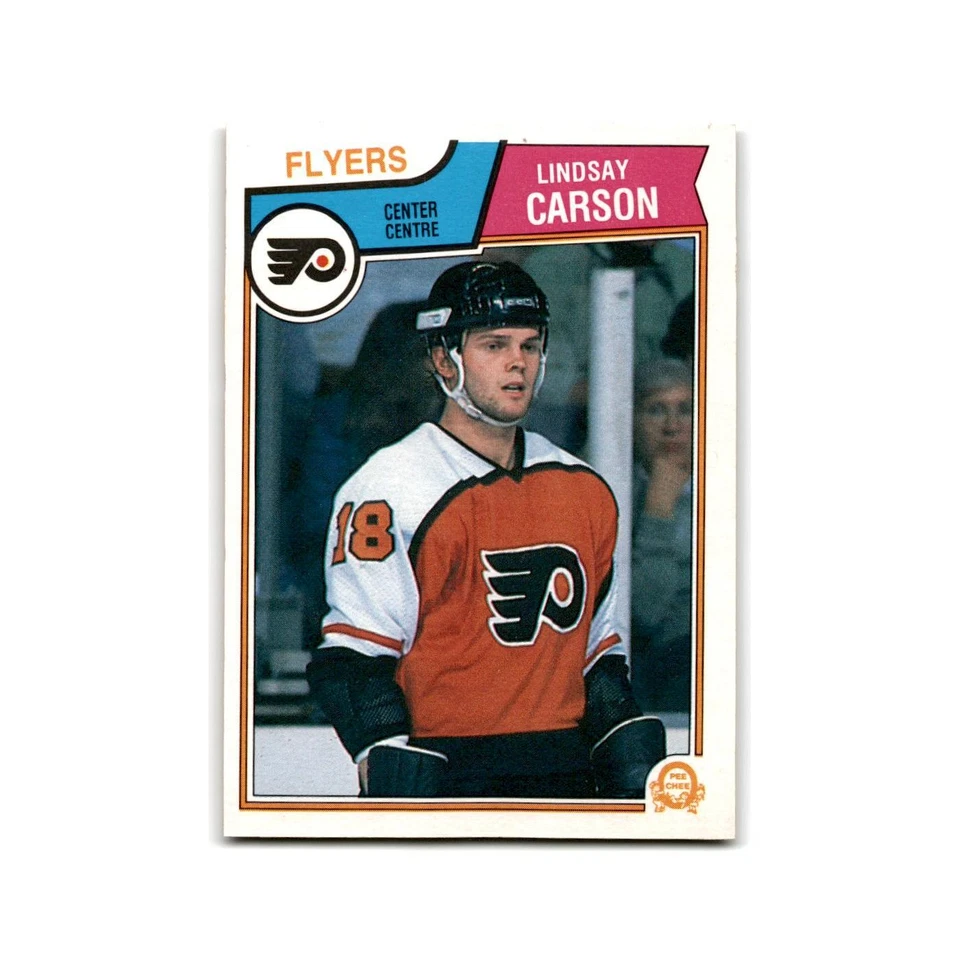 1983 O-Pee-Chee Lindsay Carson RC Philadelphia Flyers #261 - Image 1 of 3