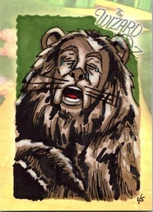 2007 Wizard of Oz Cowardly Lion Sketch Card by Scott Houseman – NM 1/5 - Picture 1 of 2