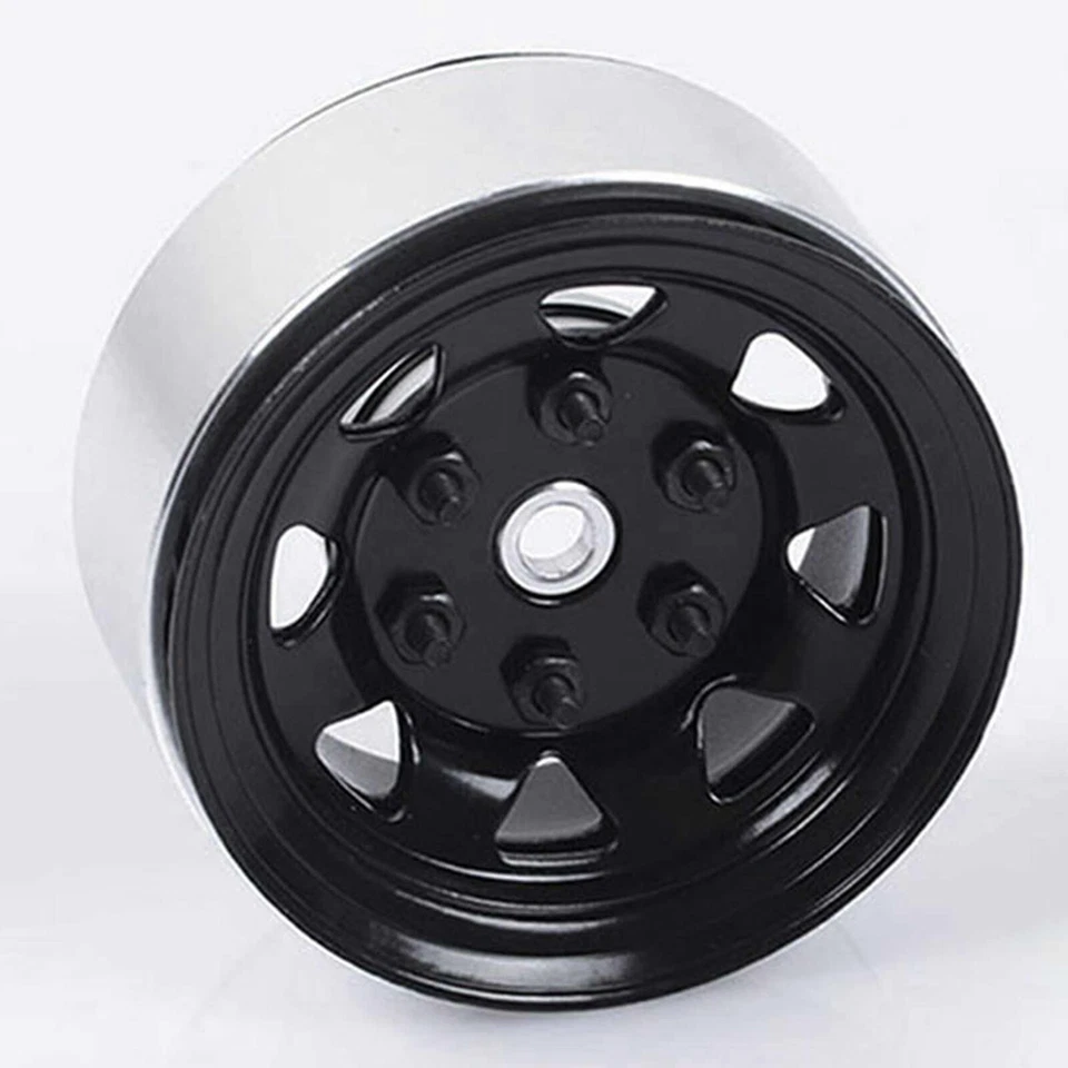 RC4WD Stamped Steel Black 1.55 Beadlock Wheel (1pc) RC4ZQ0008 - Image 1 of 1