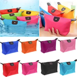 Small Waterproof Cosmetic Makeup Bag Toilet Organizer Pouch Handbag Portable AU - Picture 1 of 18