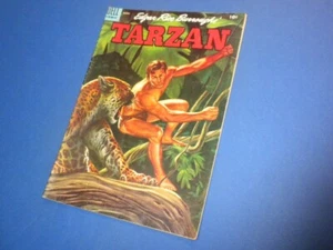 TARZAN #66 Dell Comics 1955 vintage EDGAR RICE BURROUGHS TV MOVIE JUNGLE - Picture 1 of 3