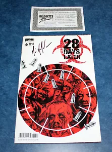 28 DAYS LATER 6 B signed 1st print BOOM STUDIOS 2009 Michael Alan Nelson COA NM- - Picture 1 of 1