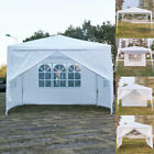 3x3m Outdoor Canopy Party Tent Wedding Heavy Duty Gazebo Garden Bbq W/4 Walls