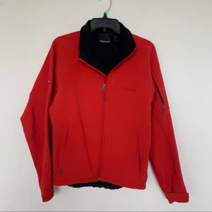 Marmot SMALL Red Soft Shell Waterproof & wind JACKET - Picture 1 of 12