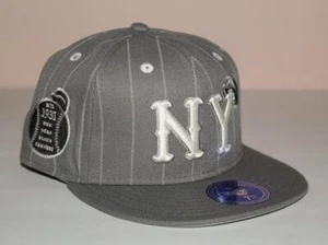 NEW YORK BLACK YANKEES Negro Leagues Fitted Hat Ebbets Field Flannels 7 1/4 *C2 - Picture 1 of 9