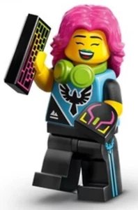 LEGO Serie 25 Sammelfigur Minifigur 71045 E-Sport Videospieler geöffnet zur Überprüfung - Bild 1 von 1