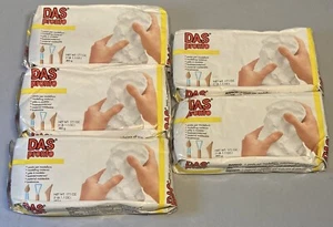 5.5 LBS Das Pronto Modeling Clay Art Material Air Hardening White Made In Italy - Picture 1 of 4