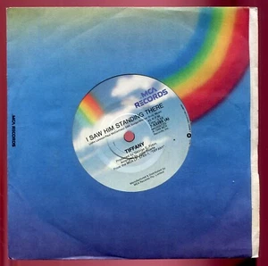 TIFFANY - I SAW HIM STANDING THERE 1988 AUSTRALIAN RELEASE 7" 45 SINGLE - Picture 1 of 1