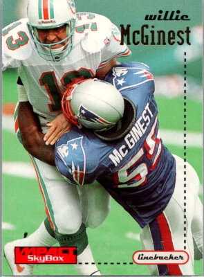 # 86 Willie McGinest New England Patriots 1996 SkyBox Impact - Image 1 of 2