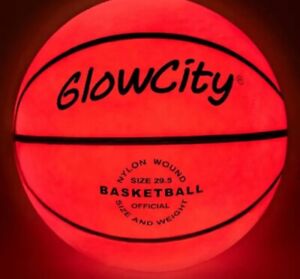 Basketball Glowcity Glow in the Dark, Light Up 2 DEL intérieur/extérieur avec piles
