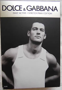 Dolce & Gabbana DG Herren Tank Tanktop weiß, Größe S, M, L, XL- N60035 Regular - Bild 1 von 3