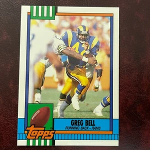 1990 Topps TIFFANY Set GREG BELL #77 L.A. RAMS ** MINT ** HIGH GRADE - Picture 1 of 2