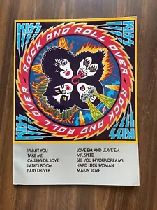 KISS ~ ROCK AND ROLL OVER SONGBUCH - Gene Simmons, Paul Stanley, Ace Frehley - Bild 1 von 12