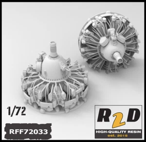 1/72 FAST FIX R-2800 Early Radial Engine Front *2-PAK* Free Ship RFF72033 - Picture 1 of 4