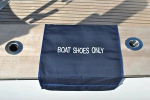20" Navy Boat Shoes Only Sunbrella BoardingMat - Bild 1 von 4